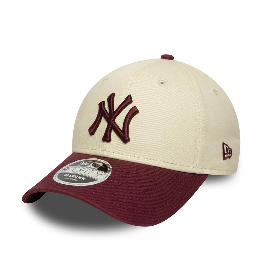 New York Yankees 9FORTY M-Crown MLB Colour Block Stone/Red Cap