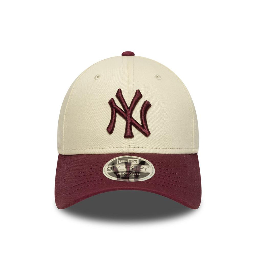 New York Yankees 9FORTY M-Crown MLB Colour Block Stone/Red Cap