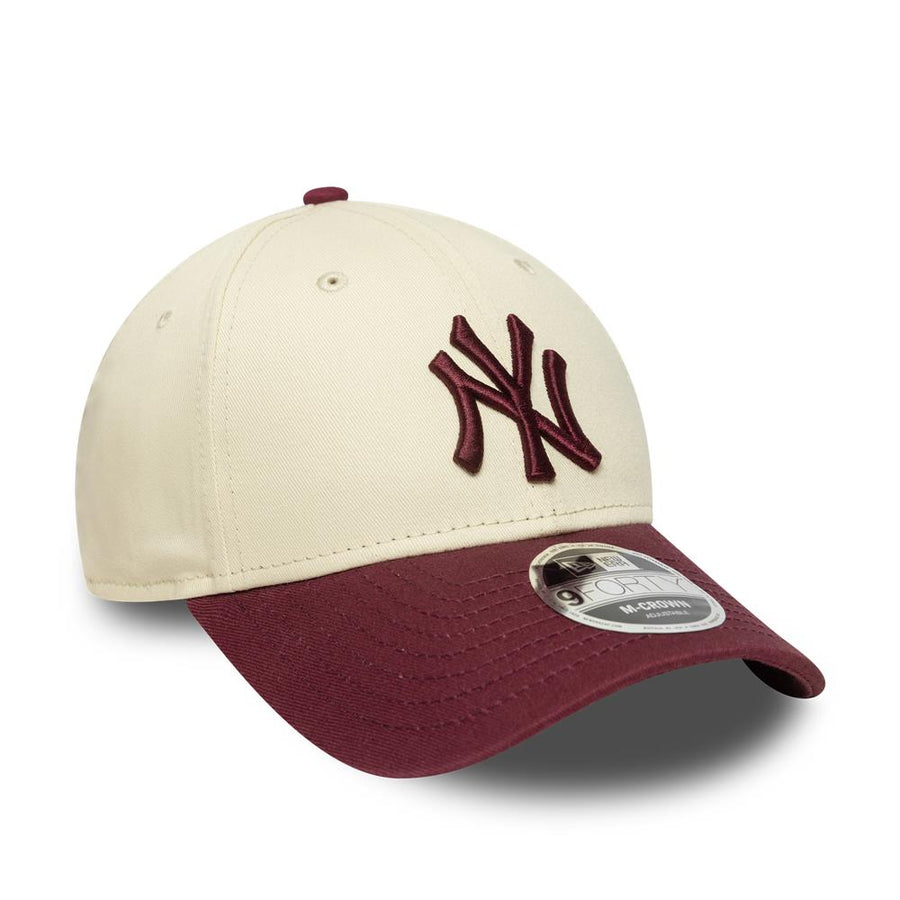 New York Yankees 9FORTY M-Crown MLB Colour Block Stone/Red Cap