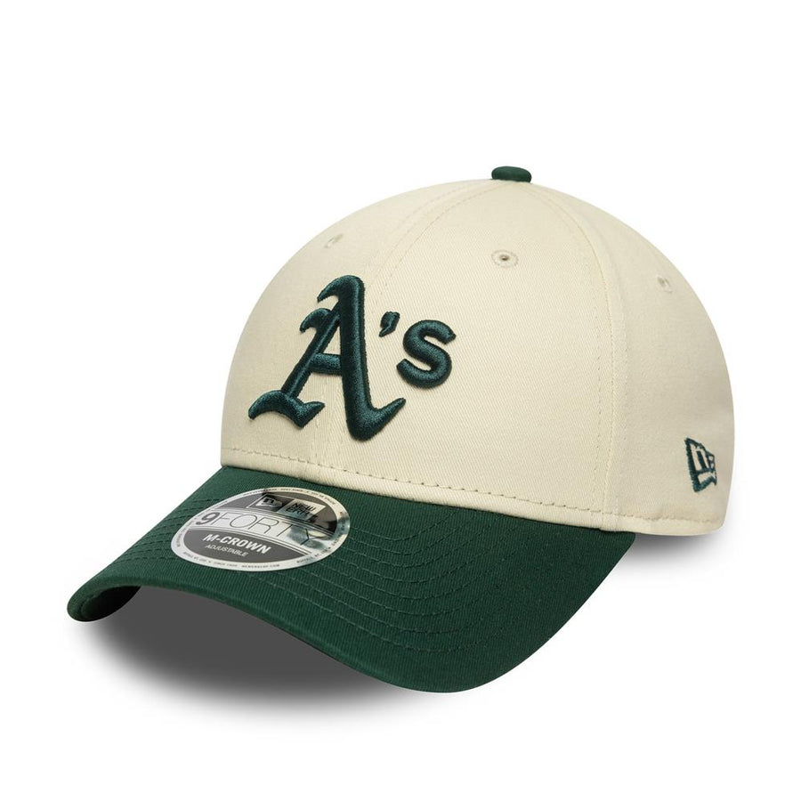 Oakland Athletics 9FORTY M-Crown MLB Colour Block Stone/Green Cap