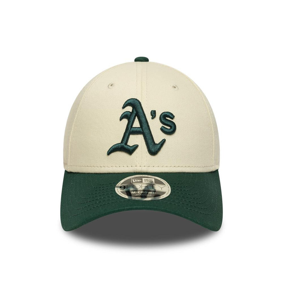 Oakland Athletics 9FORTY M-Crown MLB Colour Block Stone/Green Cap