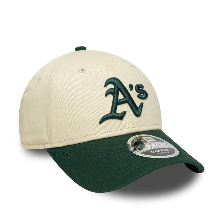 Oakland Athletics 9FORTY M-Crown MLB Colour Block Stone/Green Cap