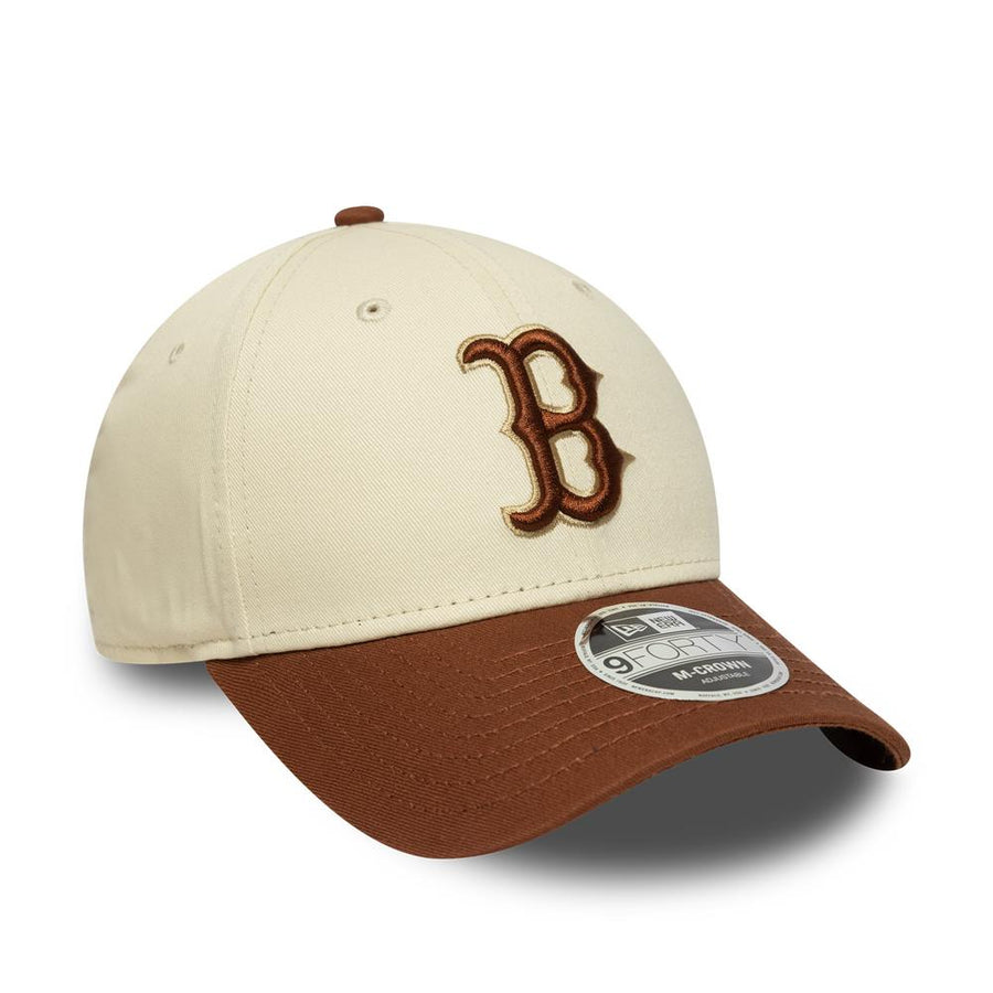 Boston Red Sox 9FORTY M-Crown Colourblock Stone/Brown Cap