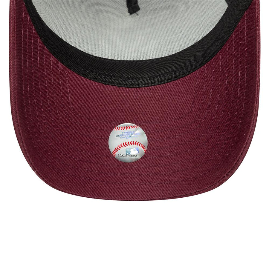 New York Yankees E-Frame MLB League Essential Maroon Trucker Cap