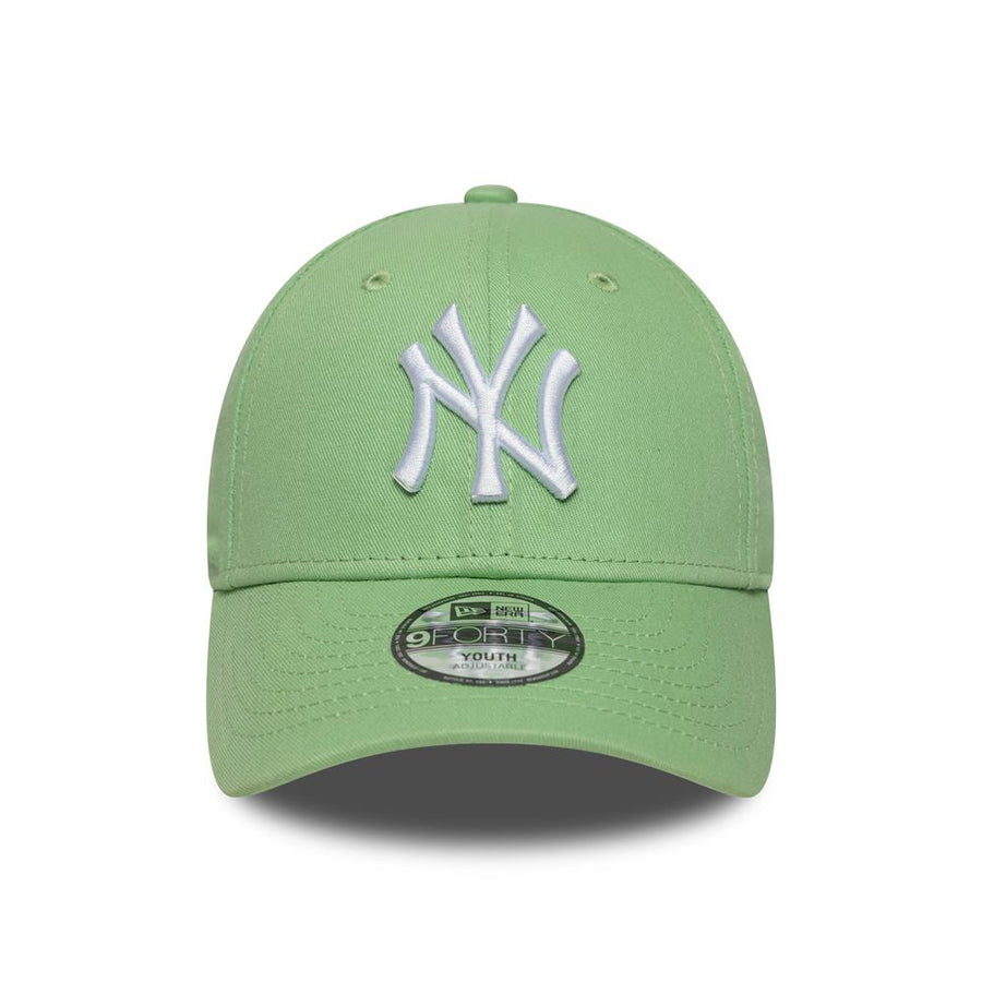 New York Yankees 9FORTY Kids MLB League Essential Pastel Green Cap