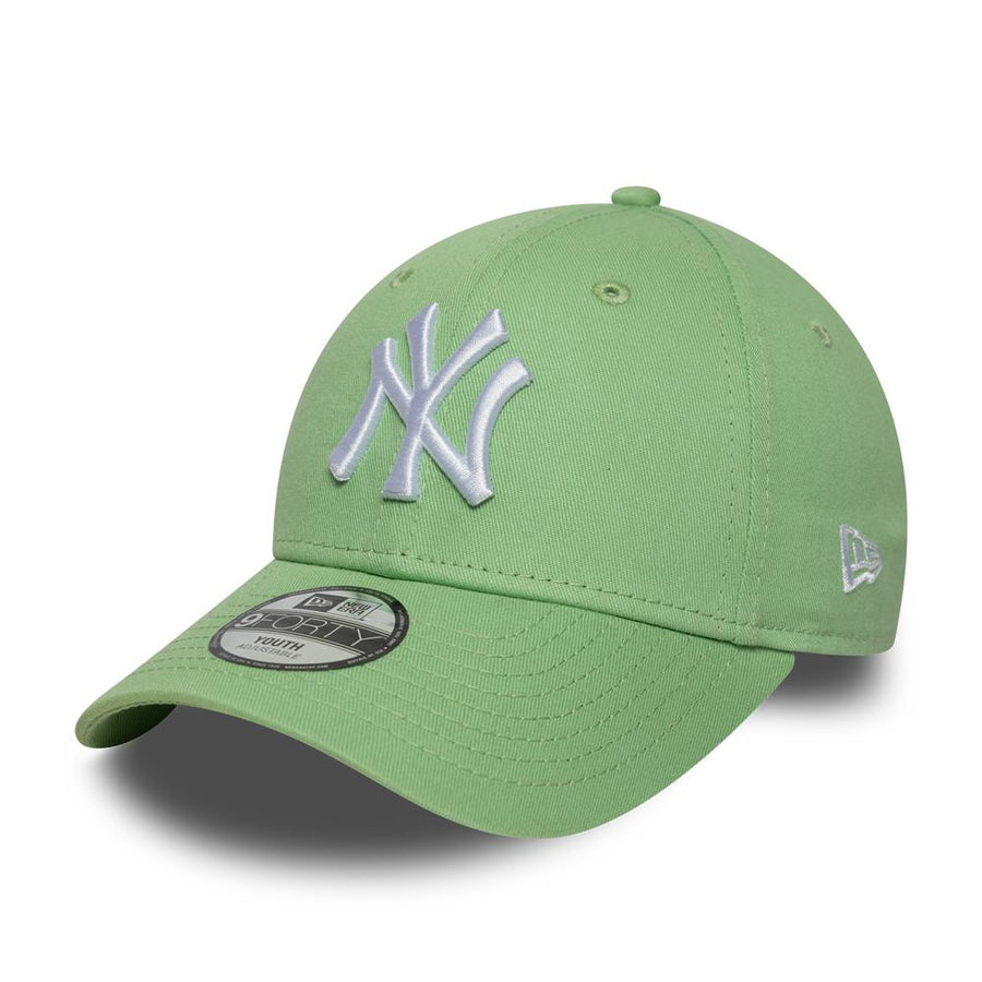 New York Yankees 9FORTY Kids MLB League Essential Pastel Green Cap