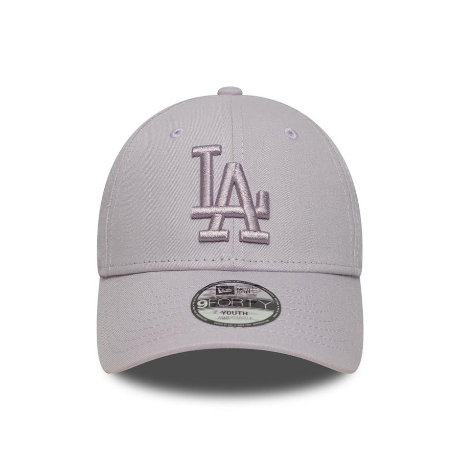 Los Angeles Dodgers 9FORTY Kids MLB League Essential Pastel Purple Cap