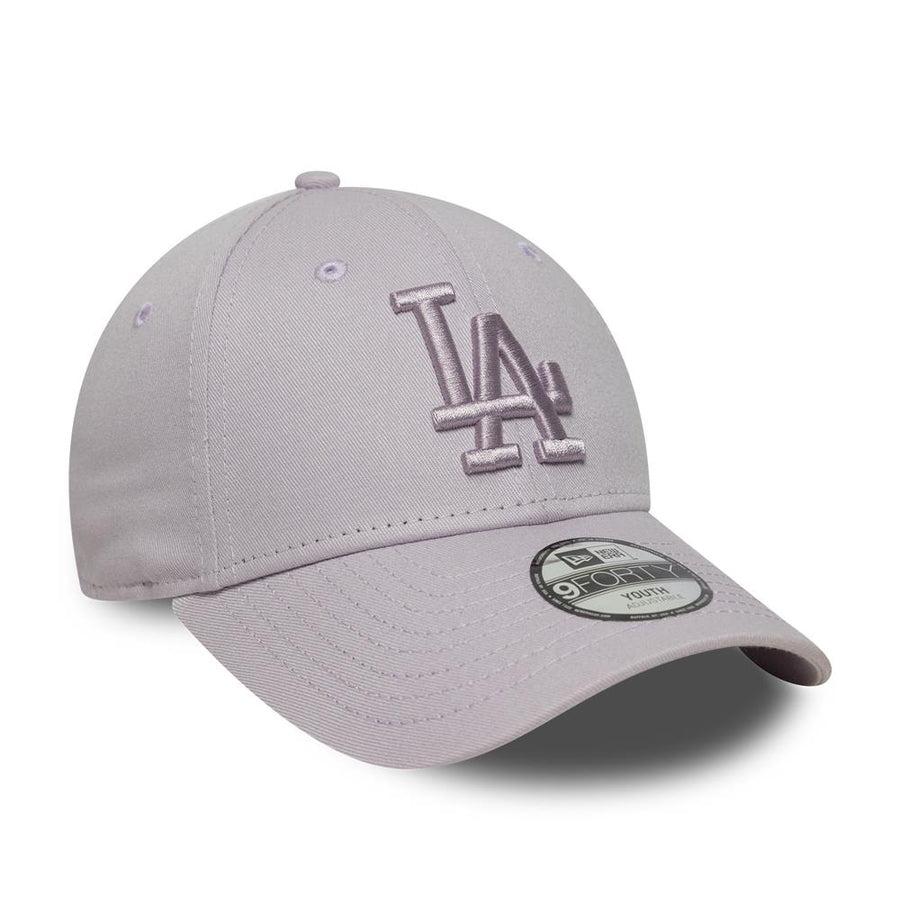Los Angeles Dodgers 9FORTY Kids MLB League Essential Pastel Purple Cap
