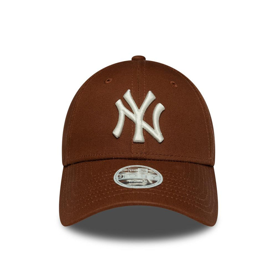 New York Yankees 9FORTY Womens MLB League Essential Brown Cap