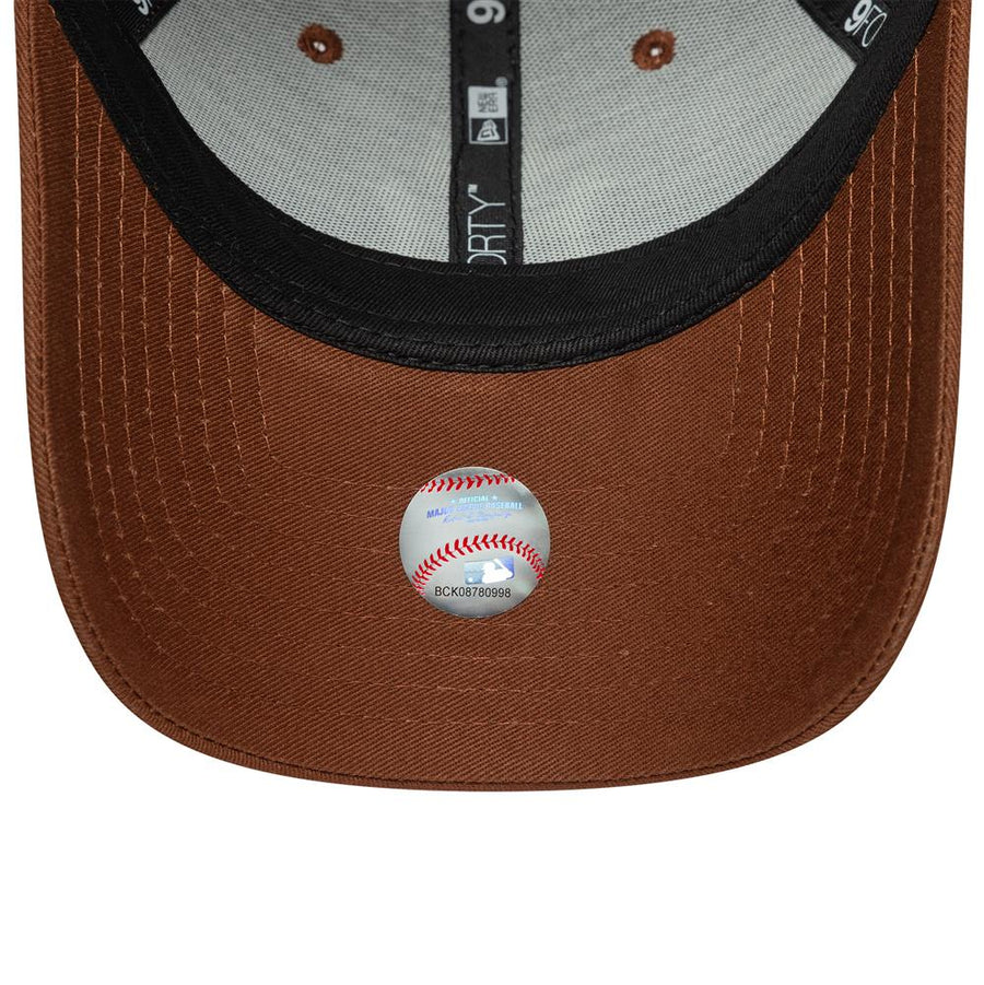 New York Yankees 9FORTY Womens MLB League Essential Brown Cap