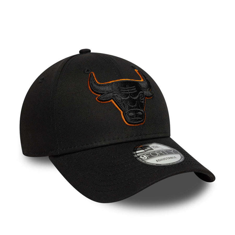 Chicago Bulls 9FORTY NBA Team Outline Black Cap