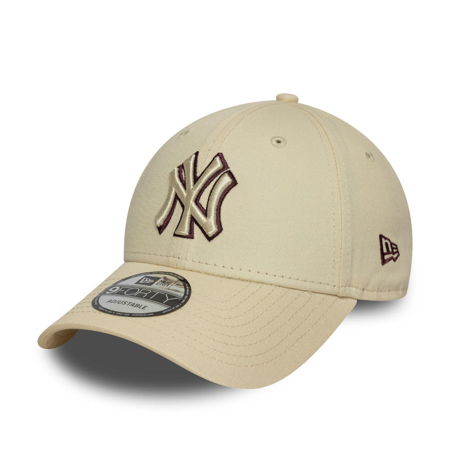 New York Yankees 9FORTY MLB Team Outline Stone Cap