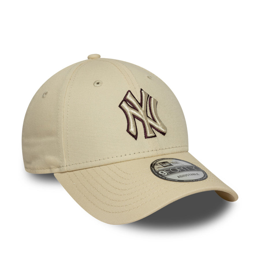 New York Yankees 9FORTY MLB Team Outline Stone Cap