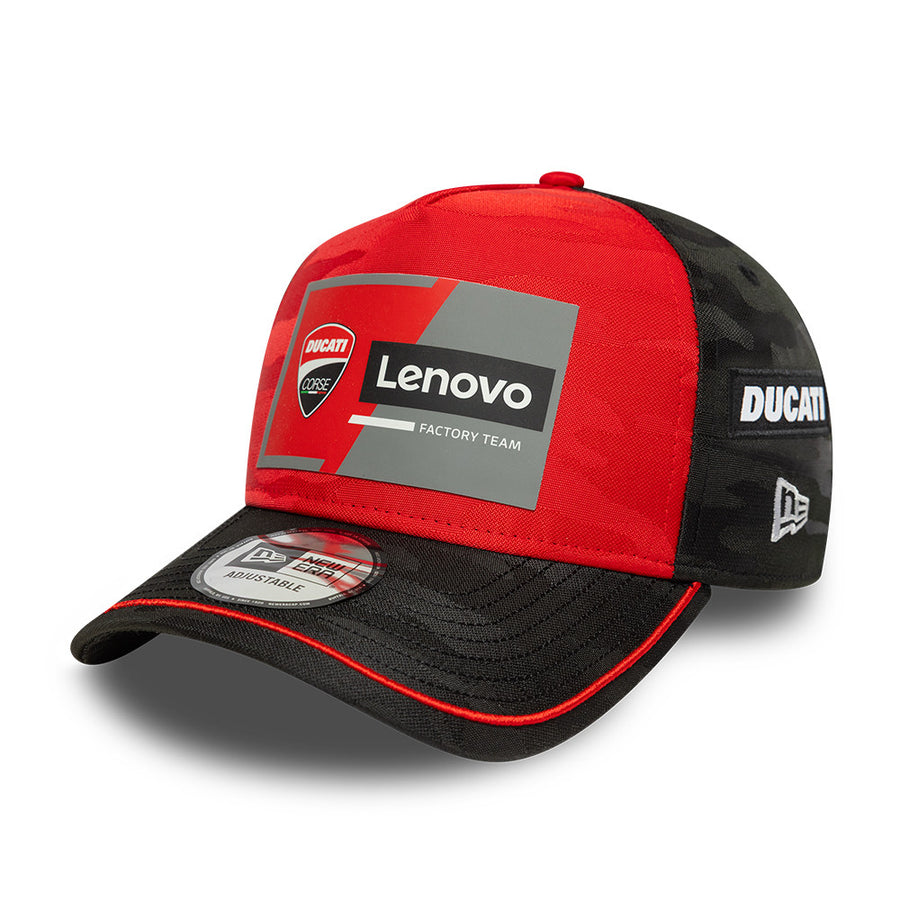 Ducati A-Frame Team Replica Black Trucker Cap