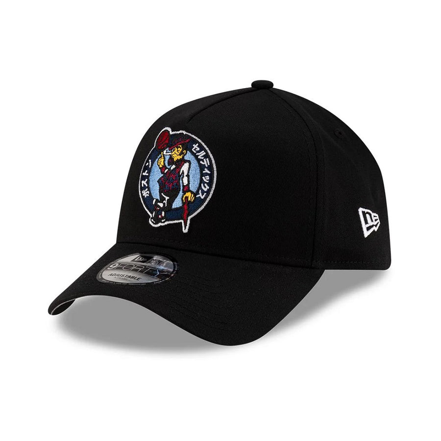 Boston Celtics 9FORTY A-Frame Hyperfly Black Cap