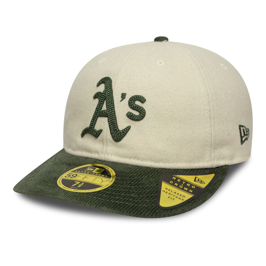 Oakland Athletics Low Profile 59FIFTY MLB Retro Crown Stone Cap