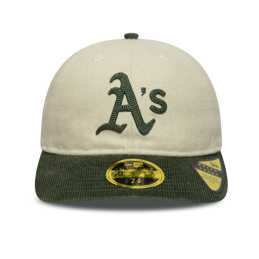 Oakland Athletics Low Profile 59FIFTY MLB Retro Crown Stone Cap