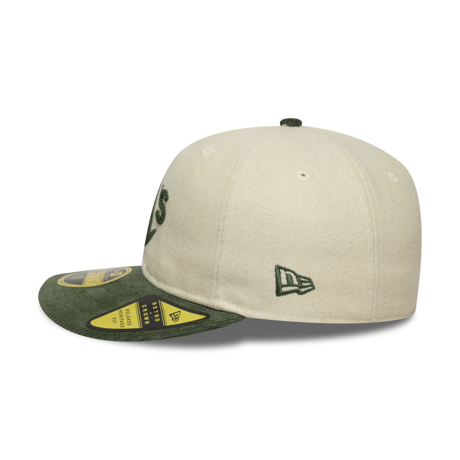 Oakland Athletics Low Profile 59FIFTY MLB Retro Crown Stone Cap