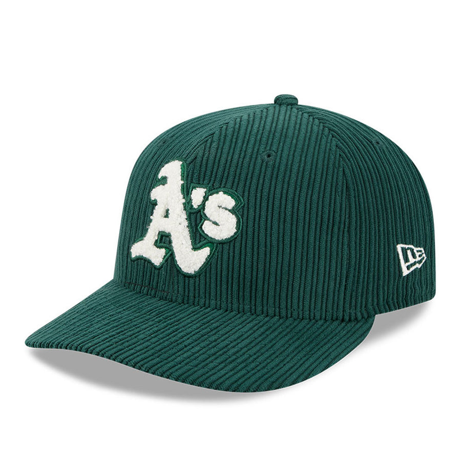 Oakland Athletics 59FIFTY Pre Curved Chenille Pop Dark Green Cap