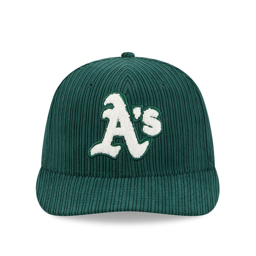 Oakland Athletics 59FIFTY Pre Curved Chenille Pop Dark Green Cap