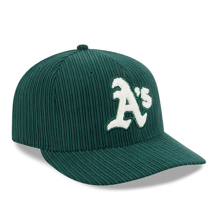 Oakland Athletics 59FIFTY Pre Curved Chenille Pop Dark Green Cap