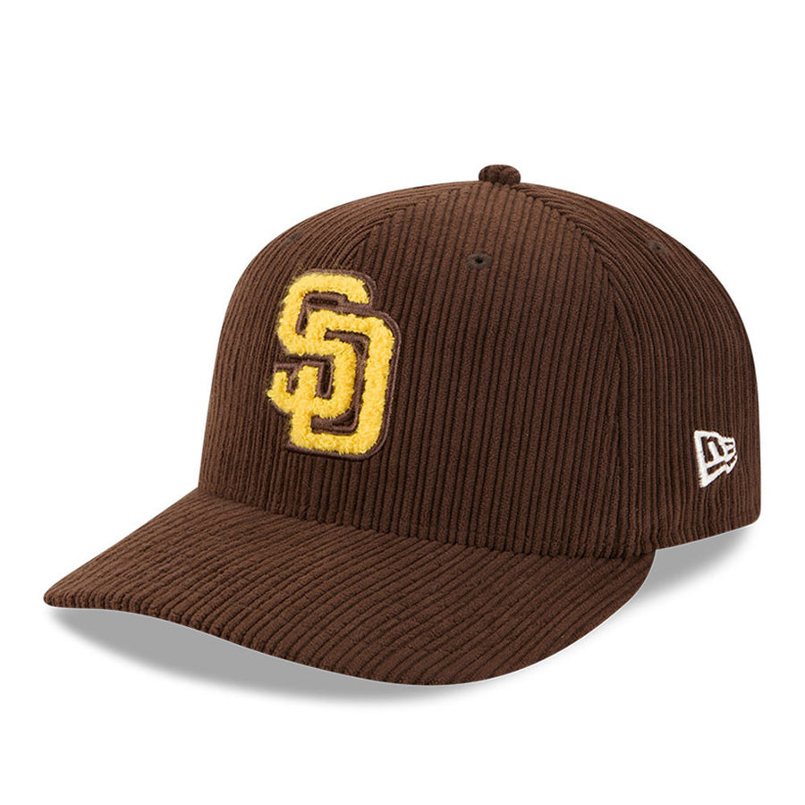 San Diego Padres 59FIFTY Pre Curved Chenille Pop Dark Brown Cap