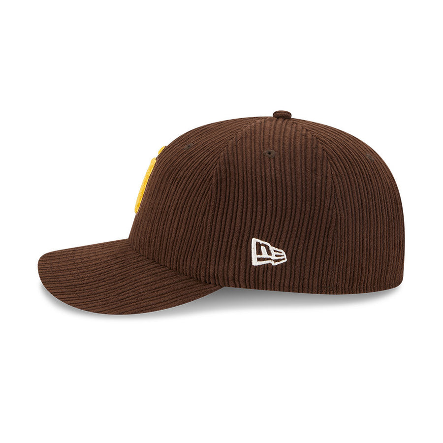 San Diego Padres 59FIFTY Pre Curved Chenille Pop Dark Brown Cap