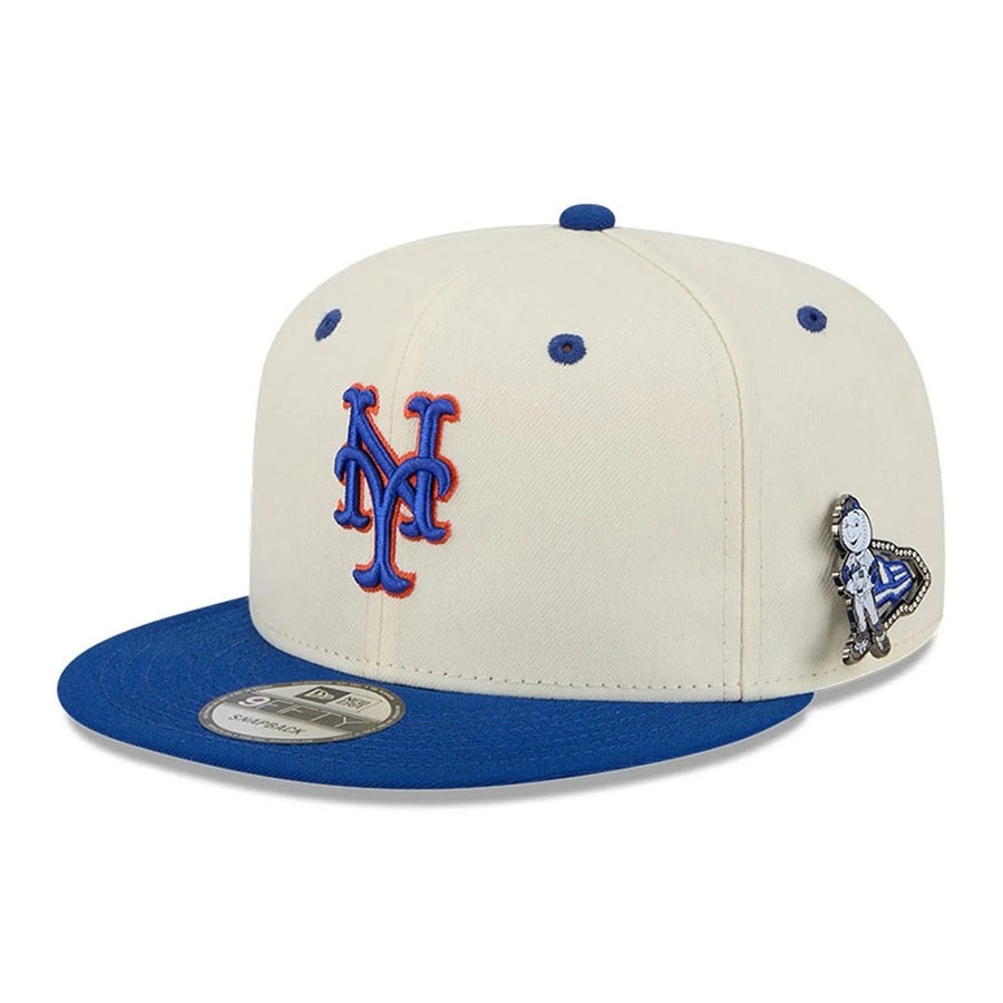 New York Mets 9FIFTY Mascot Pin Stone/Blue Cap