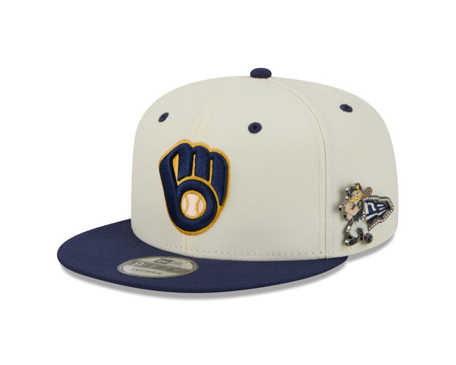 Milwaukee Brewers 9FIFTY Mascot Pin Stone Cap