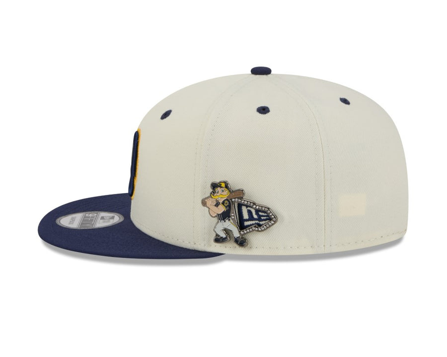Milwaukee Brewers 9FIFTY Mascot Pin Stone Cap