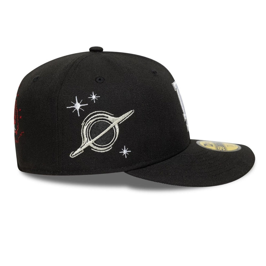 Los Angeles Dodgers 59FIFTY Planet Icon Black Cap