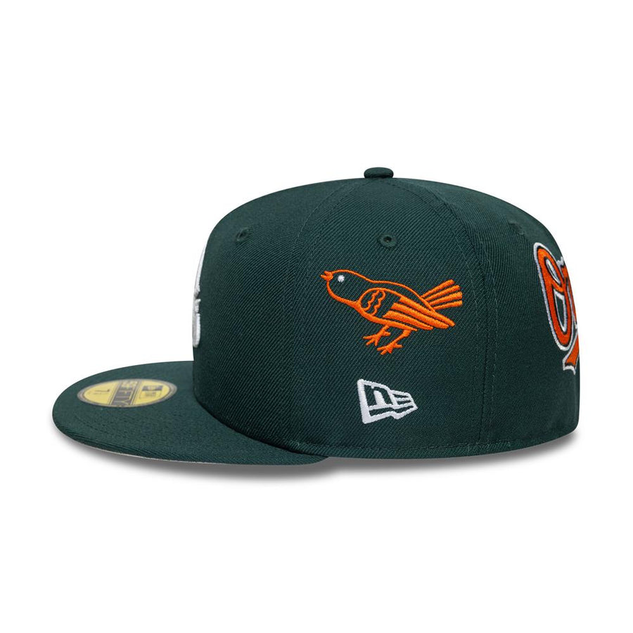 Baltimore Orioles 59FIFTY Image Seasonal Dark Green Cap