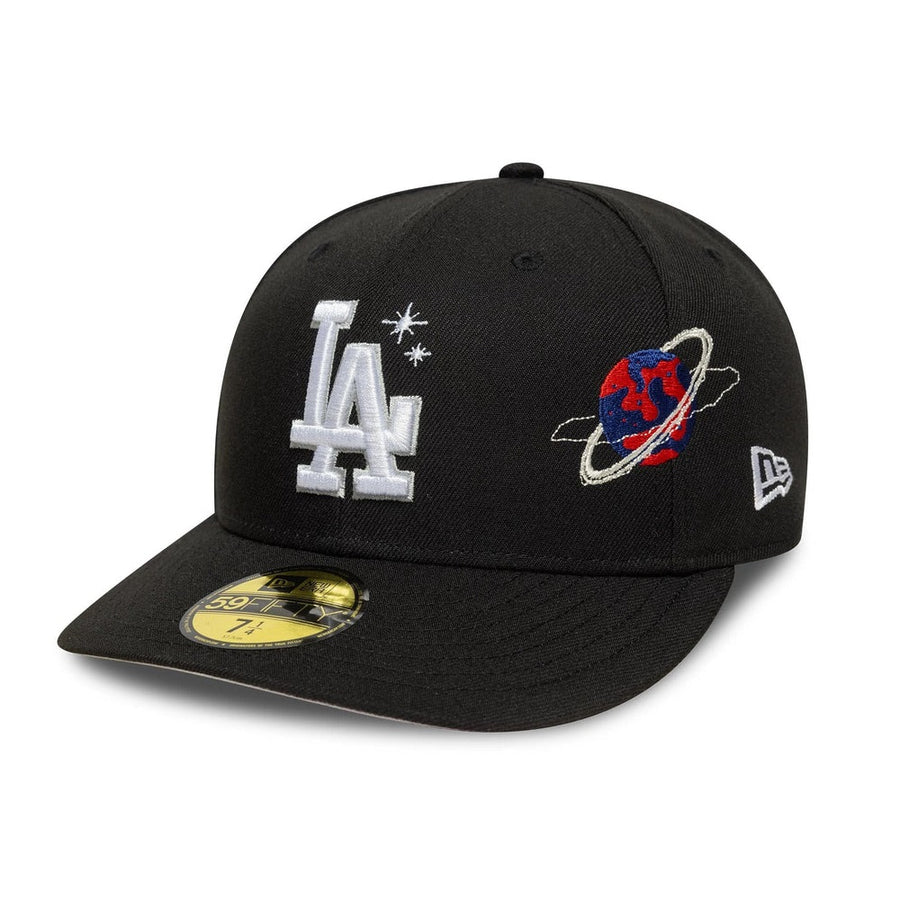 Los Angeles Dodgers 59FIFTY Planet Icon Black Cap