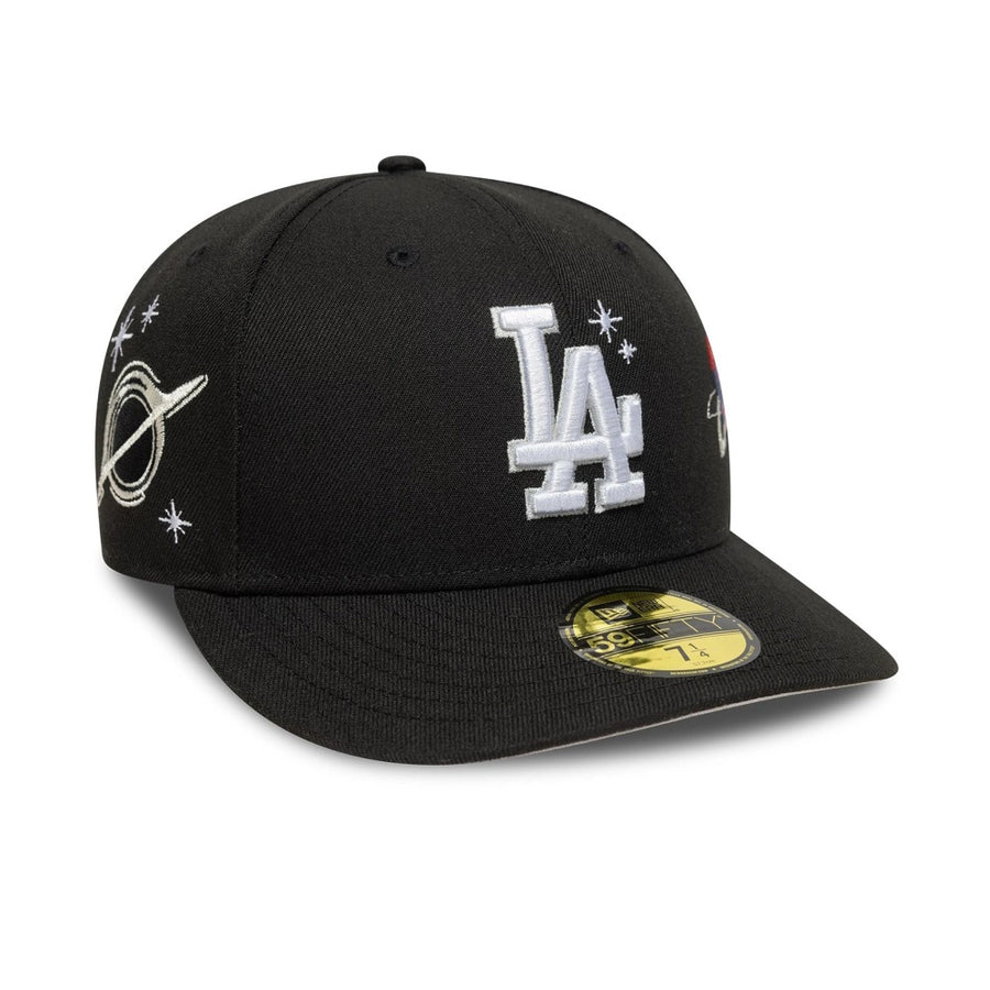 Los Angeles Dodgers 59FIFTY Planet Icon Black Cap