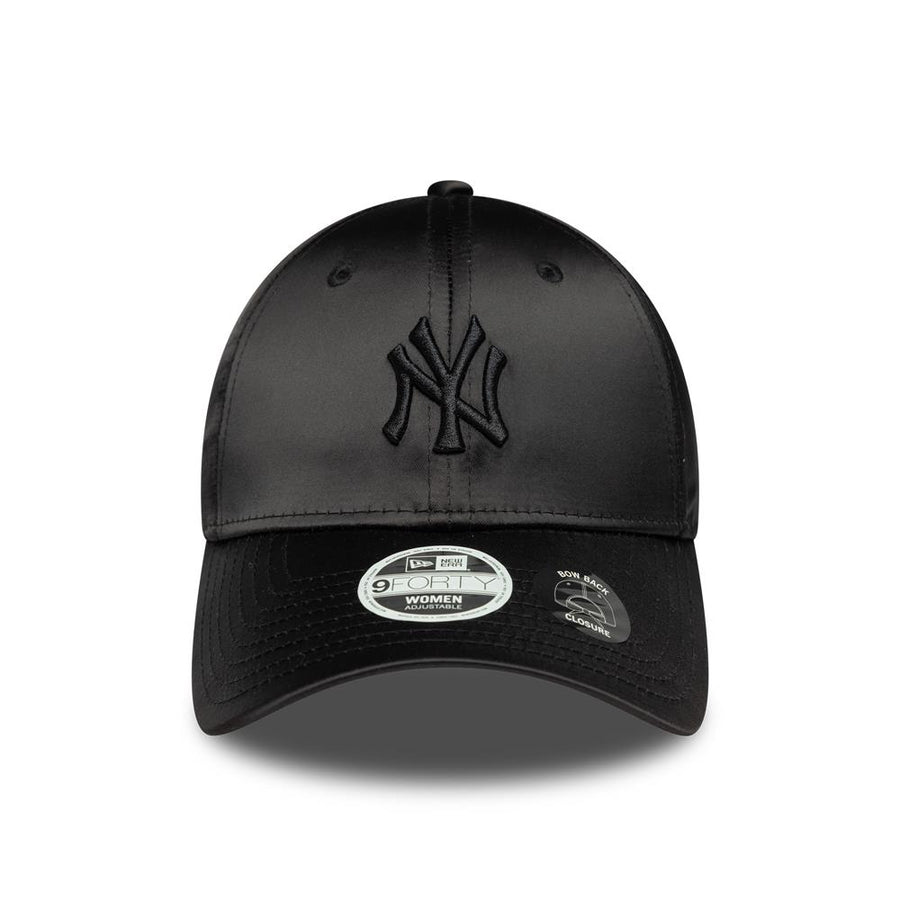 New York Yankees 9FORTY Womens Satin Bow Black Cap