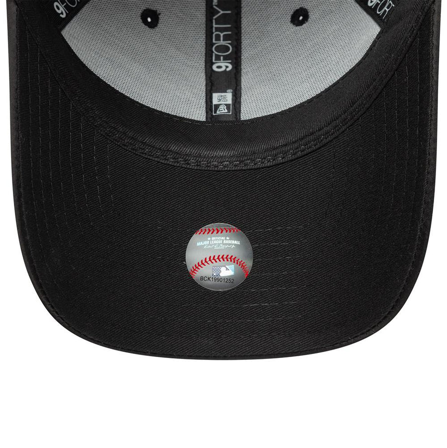 New York Yankees 9FORTY Womens Satin Bow Black Cap