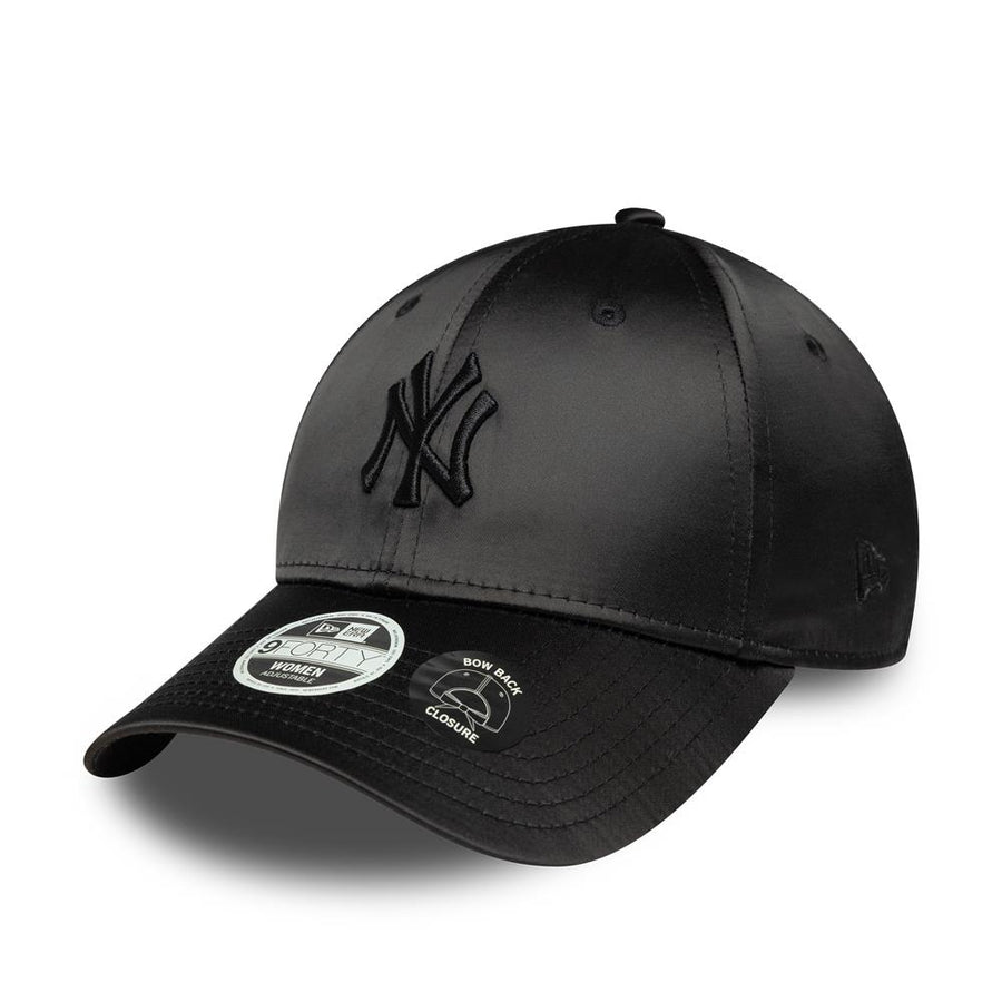 New York Yankees 9FORTY Womens Satin Bow Black Cap