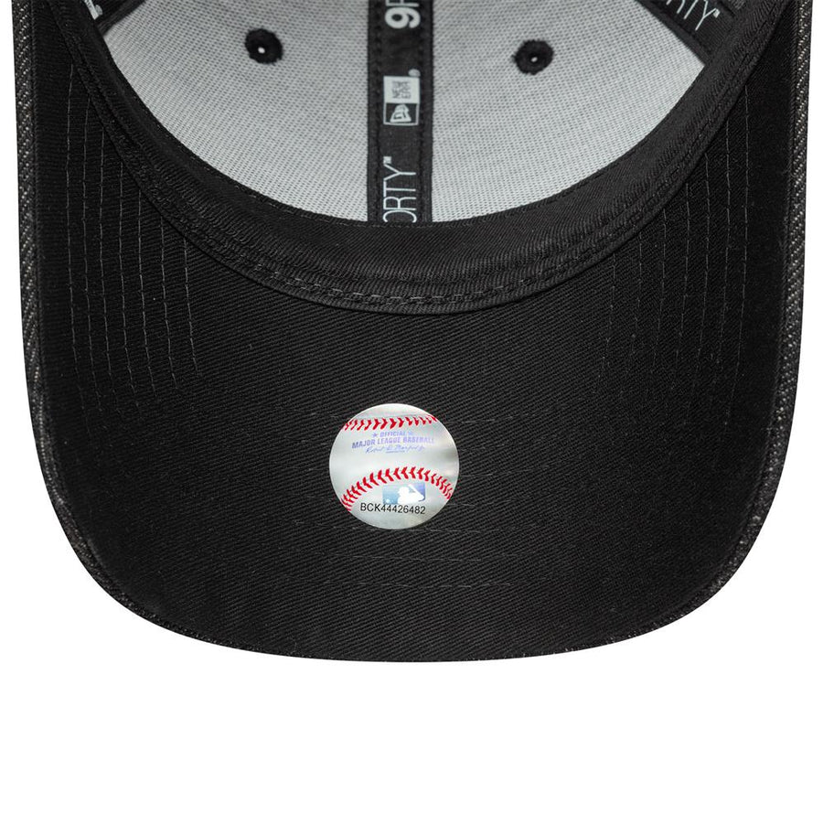 Los Angeles Dodgers 9FORTY Womens Sequin Black Cap