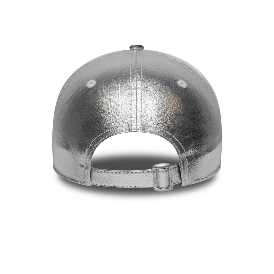 New York Yankees 9FORTY Womens Metallic Silver Cap