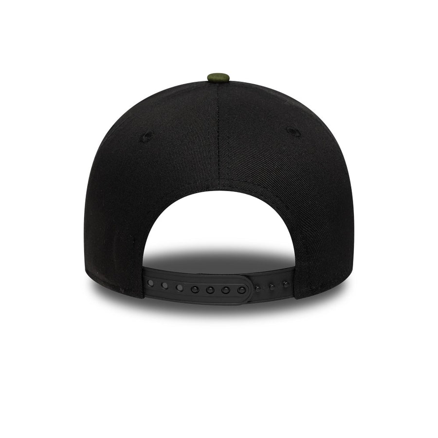 New Era E-Frame Camo Patch Black Trucker Cap