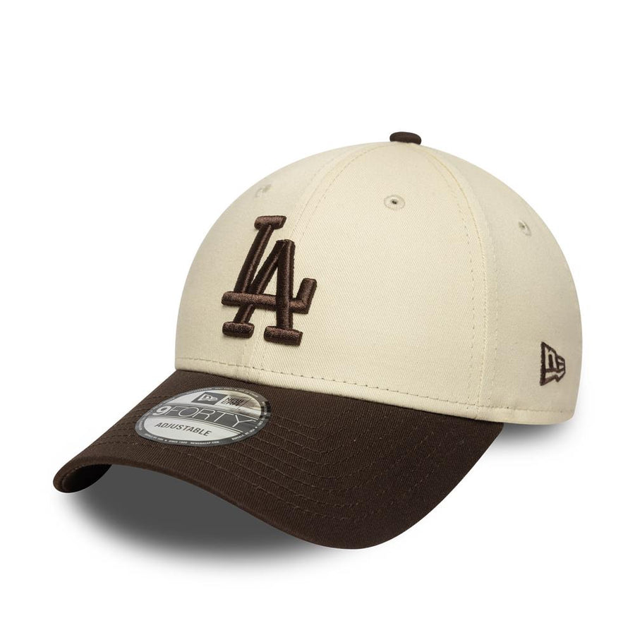Los Angeles Dodgers 9FORTY Side Patch Light Beige Cap