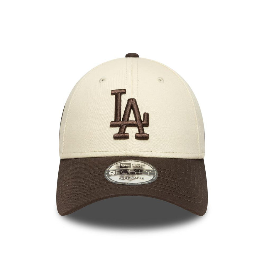 Los Angeles Dodgers 9FORTY Side Patch Light Beige Cap