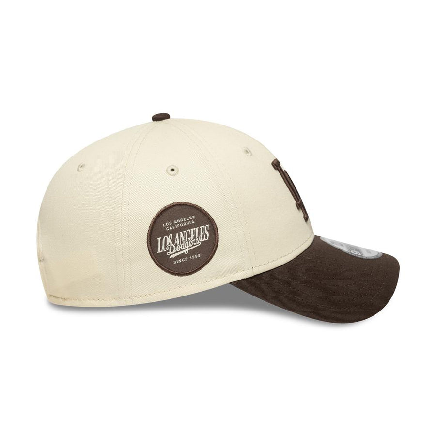 Los Angeles Dodgers 9FORTY Side Patch Light Beige Cap