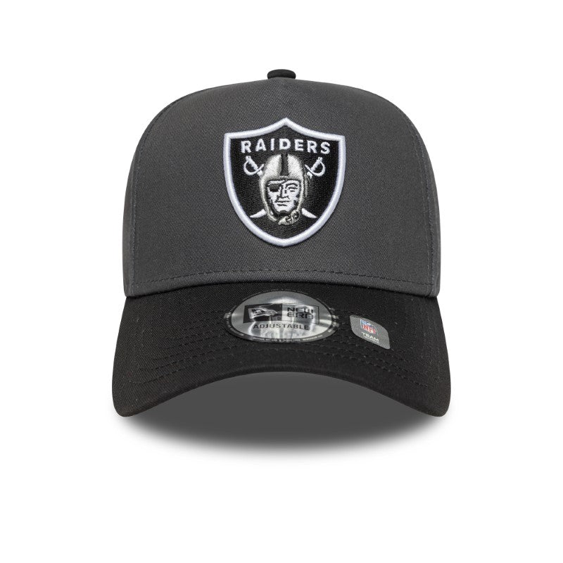 Las Vegas Raiders E-Frame NFL Grey Trucker Cap