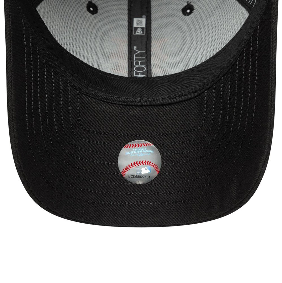 New York Mets 9FORTY Visor Script Black Cap
