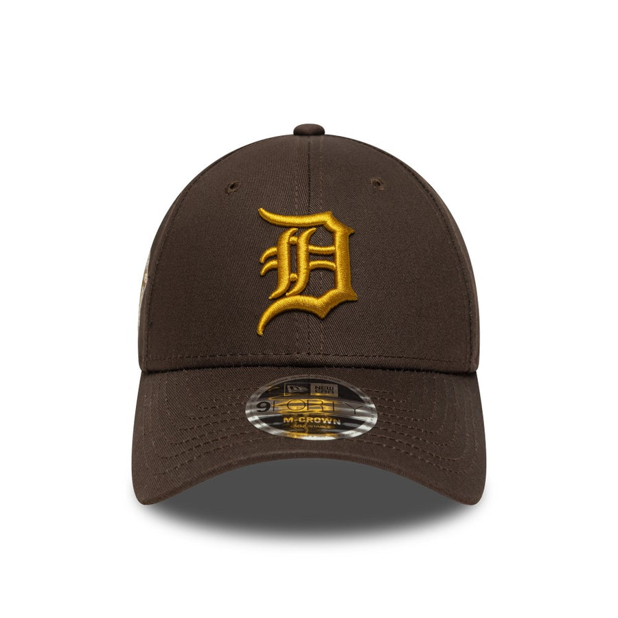 Detroit Tigers 9FORTY M-Crown World Series Patch Dark Brown Cap