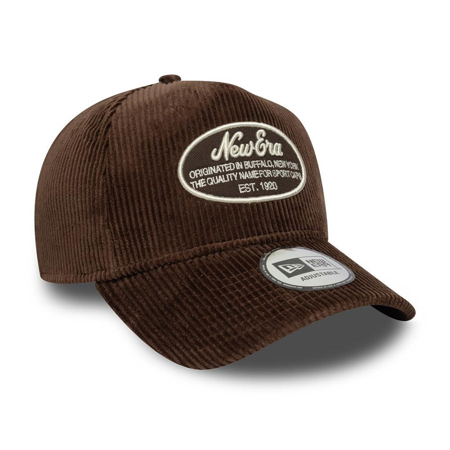 New Era E-Frame Patch Cord Dark Brown Trucker Cap