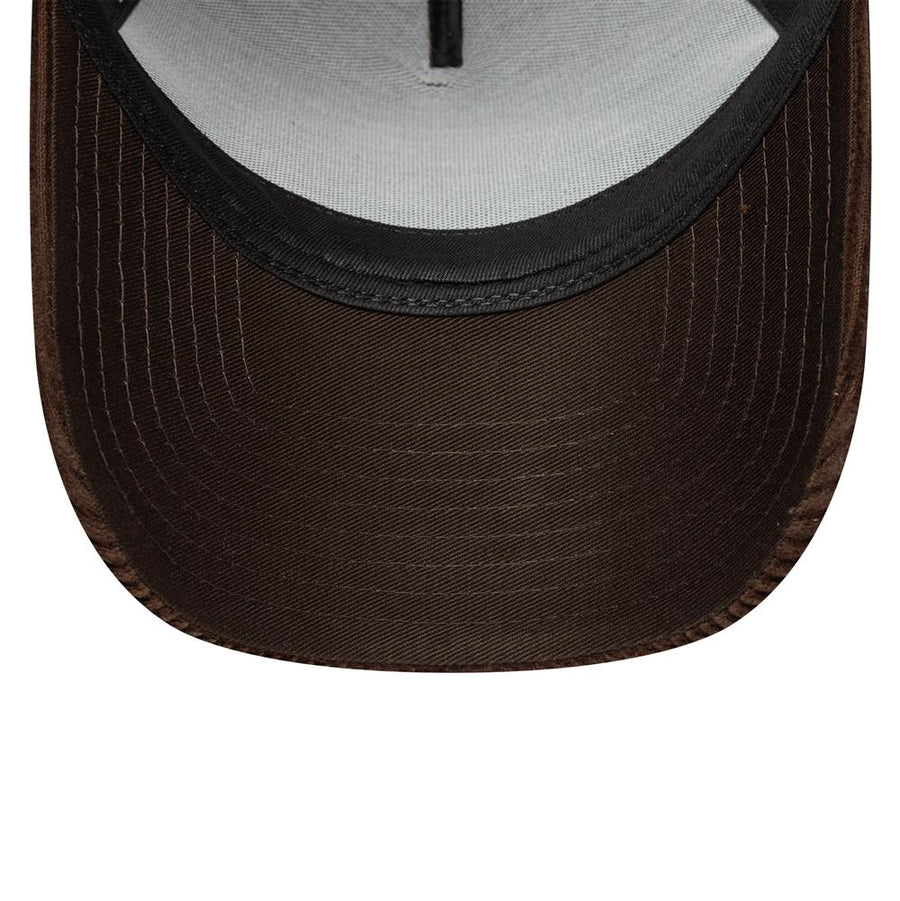 New Era E-Frame Patch Cord Dark Brown Trucker Cap