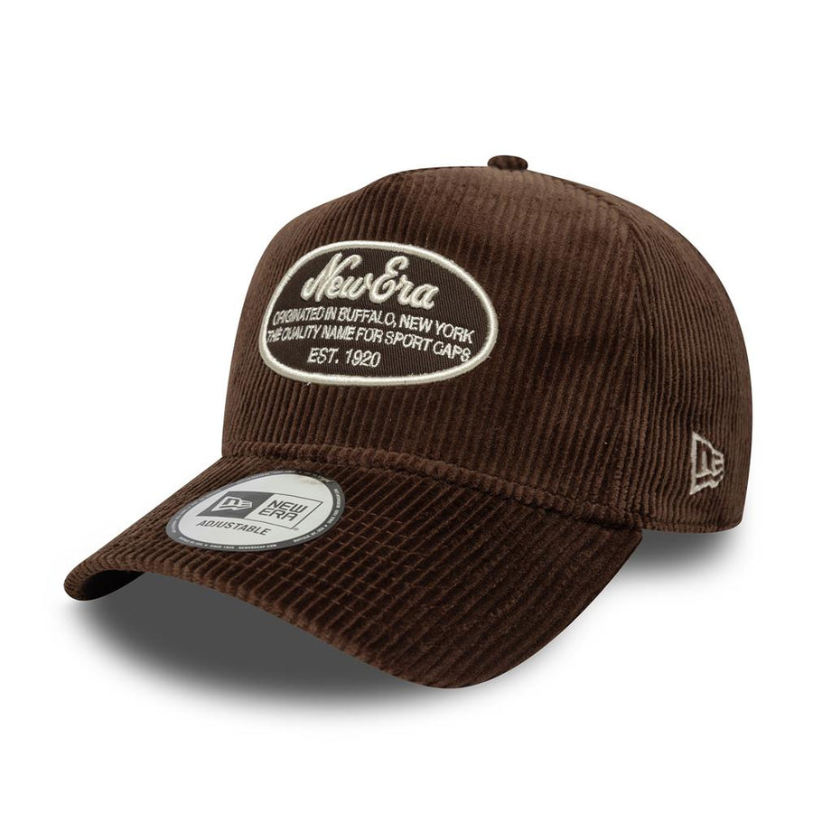 New Era E-Frame Patch Cord Dark Brown Trucker Cap