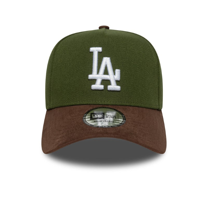 Los Angeles Dodgers E-Frame Suede Visor Dark Green Cap